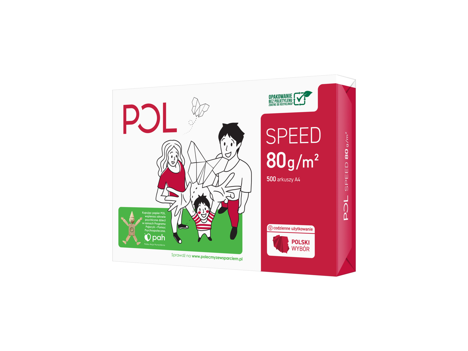 Papier Ksero A4 Polspeed 80g 1x ryza